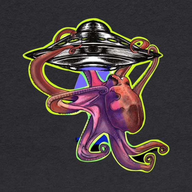 Octopus Abduction by Expanding Reality 